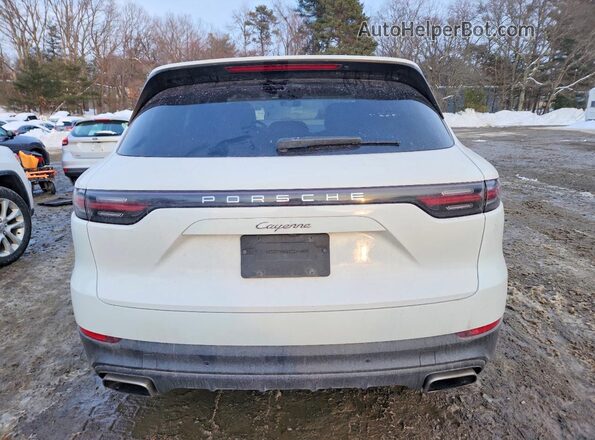 WP1AA2AY5KDA07764 2019 PORSCHE CAYENNE Белый Вид сзади