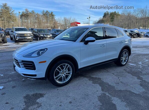 WP1AA2AY7KDA07037 2019 PORSCHE CAYENNE Белый Задняя правая четверть