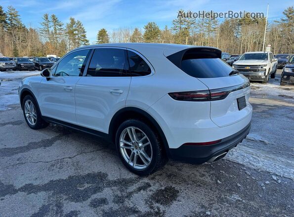 WP1AA2AY7KDA07037 2019 PORSCHE CAYENNE Белый Передняя правая четверть