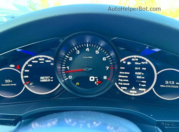 WP1AA2AY7KDA07037 2019 PORSCHE CAYENNE Белый Вид задних сидений