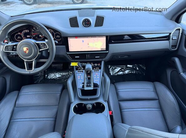 WP1AA2AY7KDA07037 2019 PORSCHE CAYENNE Белый Вид наклейки с VIN-кодом