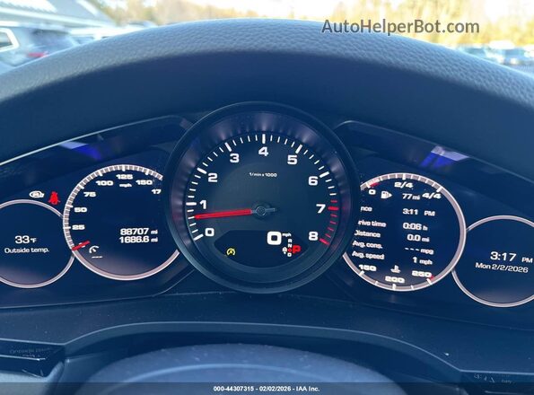 WP1AA2AY7KDA07037 2019 PORSCHE CAYENNE White Widok tylnych siedzeń