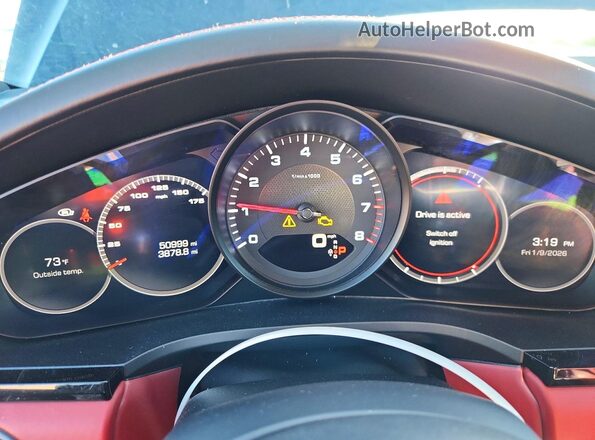 WP1AA2AY9LDA00270 2020 PORSCHE CAYENNE Черный Вид щитка приборов