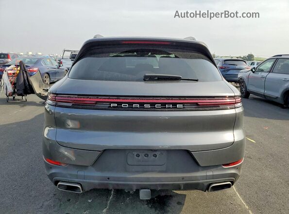 WP1AA2AY9RDA09740 2024 PORSCHE CAYENNE Gray Вид ззаду
