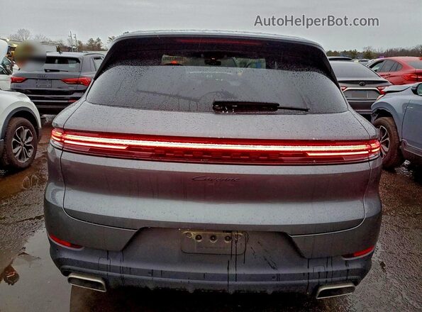 WP1AA2AY9RDA13612 2024 PORSCHE CAYENNE Charcoal Vista trasera
