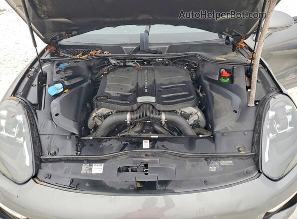 WP1AB2A21GLA93791 2016 PORSCHE CAYENNE Серый Вид подкапотного пространства
