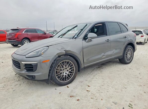 WP1AB2A21GLA93791 2016 PORSCHE CAYENNE Серый Передняя левая четверть