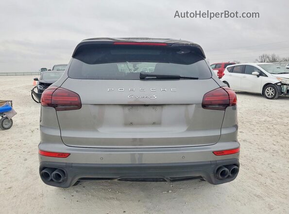 WP1AB2A21GLA93791 2016 PORSCHE CAYENNE Серый Вид сзади