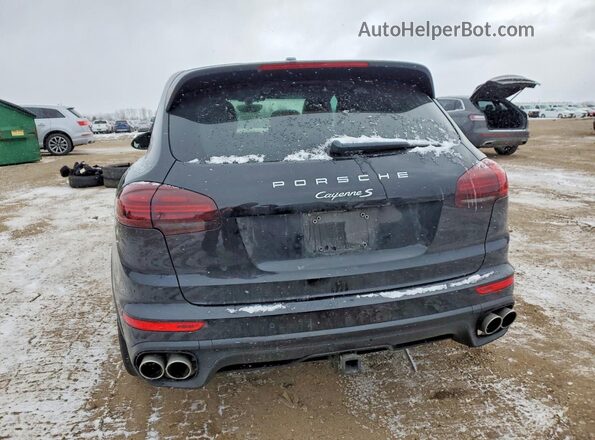 WP1AB2A2XGLA96799 2016 PORSCHE CAYENNE Черный Вид сзади