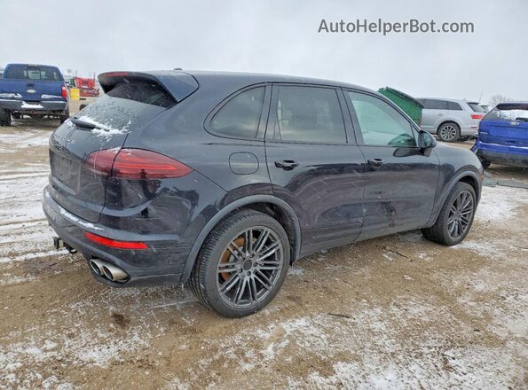 WP1AB2A2XGLA96799 2016 PORSCHE CAYENNE Черный Задняя правая четверть