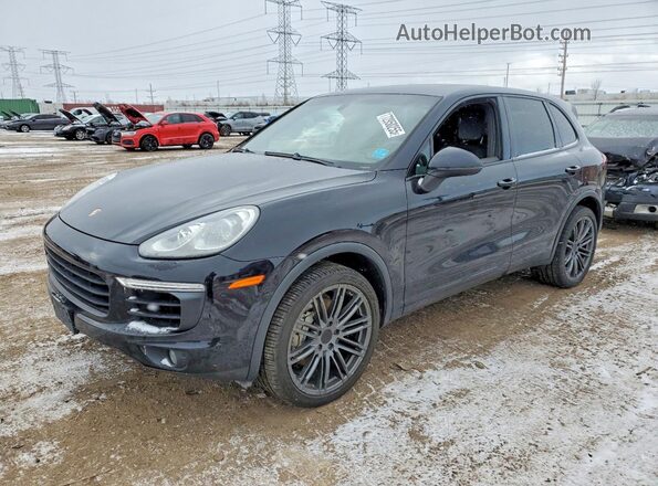 WP1AB2A2XGLA96799 2016 PORSCHE CAYENNE Черный Передняя левая четверть