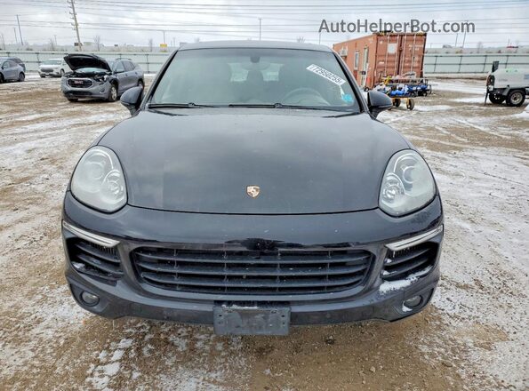 WP1AB2A2XGLA96799 2016 PORSCHE CAYENNE Черный Вид спереди