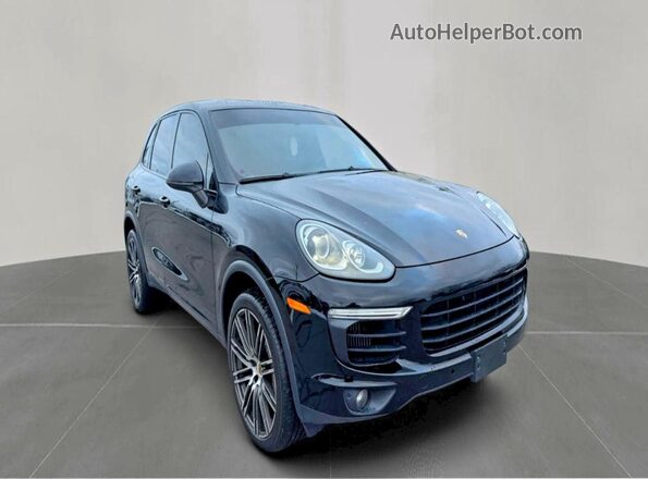WP1AB2A2XHLA53128 2017 PORSCHE CAYENNE Черный Передняя левая четверть