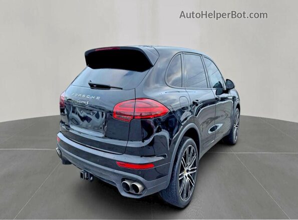 WP1AB2A2XHLA53128 2017 PORSCHE CAYENNE Черный Передняя правая четверть