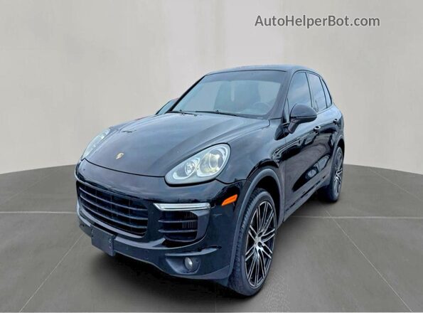 WP1AB2A2XHLA53128 2017 PORSCHE CAYENNE Черный Задняя левая четверть