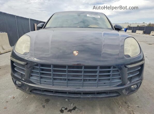 WP1AB2A50GLB50282 2016 PORSCHE MACAN Черный Вид спереди