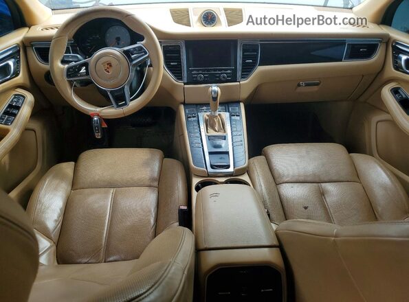 WP1AB2A50GLB50282 2016 PORSCHE MACAN Черный Вид панели приборов