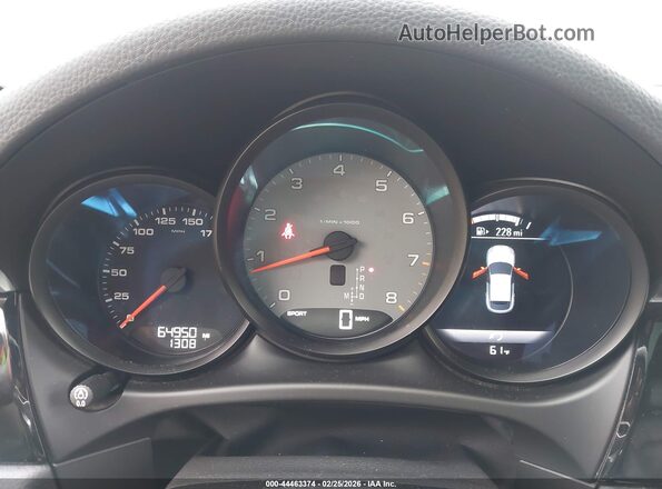 WP1AB2A50HLB17591 2017 PORSCHE MACAN Черный Вид задних сидений