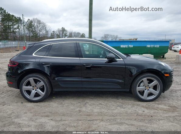 WP1AB2A50HLB17591 2017 PORSCHE MACAN Черный Вид задней части салона