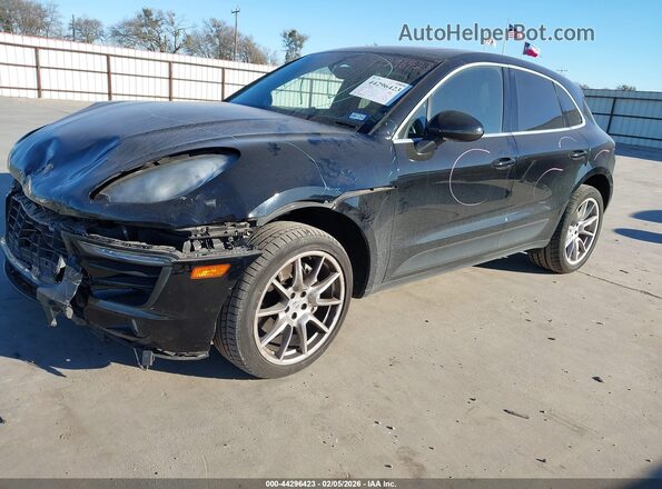 WP1AB2A51GLB54065 2016 PORSCHE MACAN Черный Передняя левая четверть