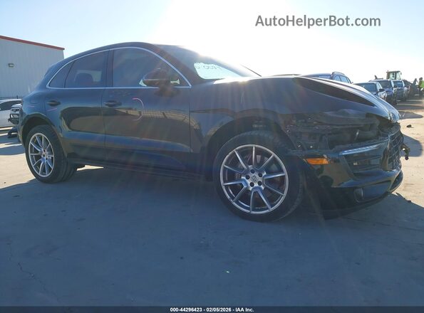 WP1AB2A51GLB54065 2016 PORSCHE MACAN Черный Передняя правая четверть