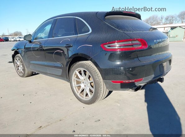 WP1AB2A51GLB54065 2016 PORSCHE MACAN Черный Задняя левая четверть