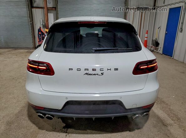 WP1AB2A52GLB57301 2016 PORSCHE MACAN Белый Вид салона спереди