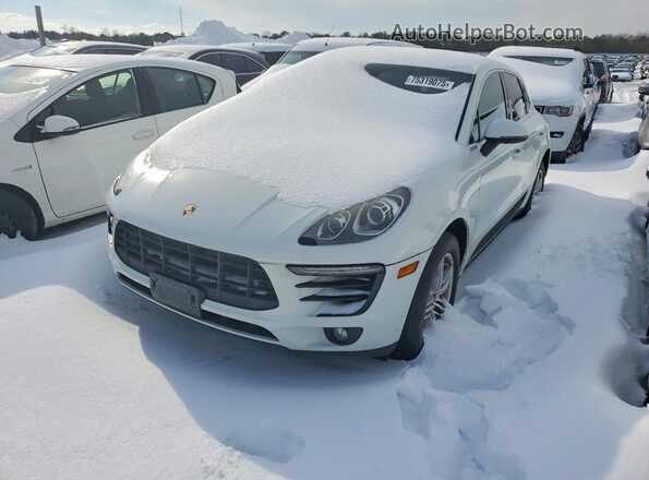 WP1AB2A52GLB57301 2016 PORSCHE MACAN Белый Задняя левая четверть