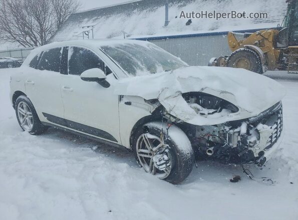 WP1AB2A53GLB50969 2016 PORSCHE MACAN Белый Передняя правая четверть