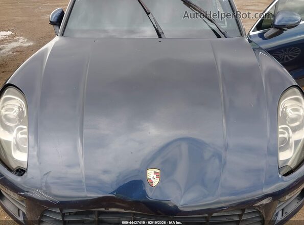 WP1AB2A55GLB49709 2016 PORSCHE MACAN Синий Вид сзади