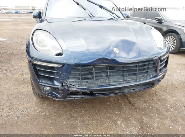 WP1AB2A55GLB49709 2016 PORSCHE MACAN Синий Вид спереди