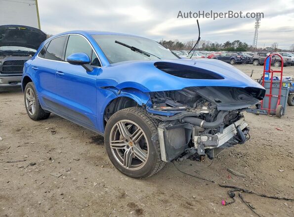 WP1AB2A56GLB51095 2016 PORSCHE MACAN Синий Передняя правая четверть