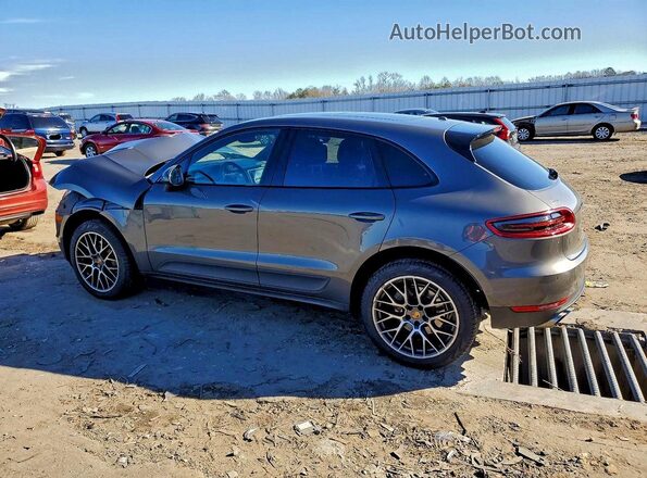 WP1AB2A58GLB43984 2016 PORSCHE MACAN Серый Задняя левая четверть