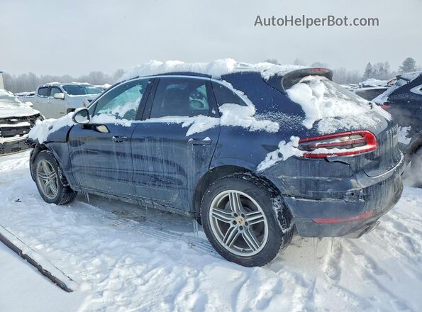 WP1AB2A58HLB13658 2017 PORSCHE MACAN Синий Задняя левая четверть