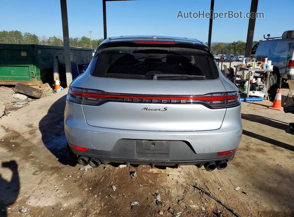 WP1AB2A58LLB37371 2020 PORSCHE MACAN Серебряный Вид сзади