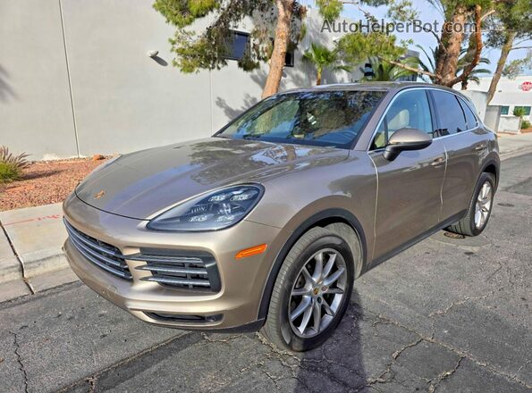 WP1AB2AY1KDA60930 2019 PORSCHE CAYENNE Золотой Задняя правая четверть
