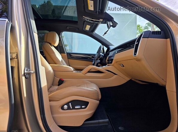 WP1AB2AY1KDA60930 2019 PORSCHE CAYENNE Золотой Вид сзади