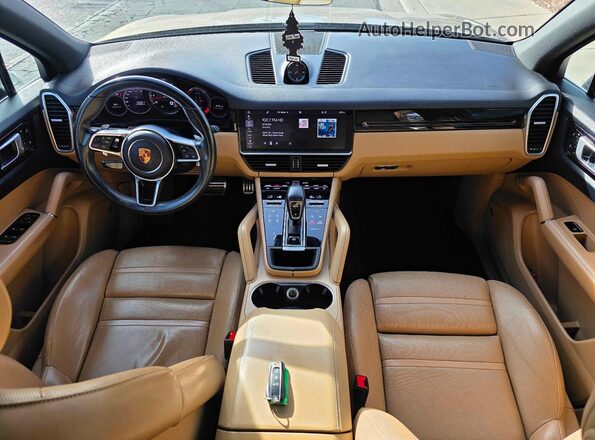 WP1AB2AY1KDA60930 2019 PORSCHE CAYENNE Золотой Вид задних сидений