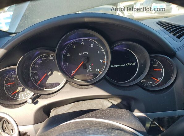 WP1AD2A23GLA77425 2016 PORSCHE CAYENNE Черный Вид щитка приборов