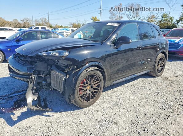 WP1AD2A23GLA77425 2016 PORSCHE CAYENNE Черный Передняя левая четверть