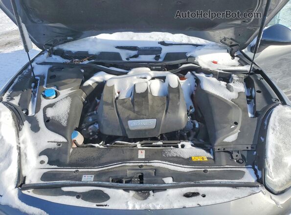 WP1AE2A29HLA74933 2017 PORSCHE CAYENNE Gray Vista del compartimento del motor