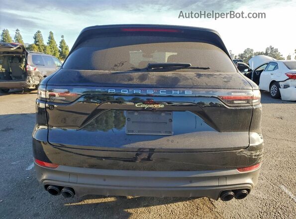 WP1AE2AY3NDA27066 2022 PORSCHE CAYENNE Black Вид ззаду