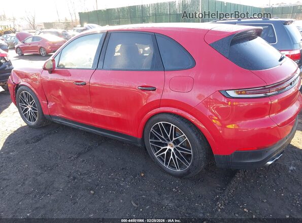 WP1AE2AY9TDA10639 2026 PORSCHE CAYENNE Red Tył lewy