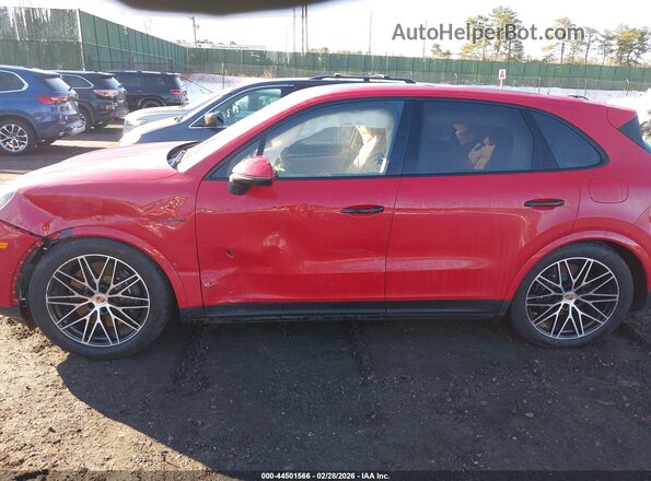 WP1AE2AY9TDA10639 2026 PORSCHE CAYENNE Red Widok wnętrza 360 stopni