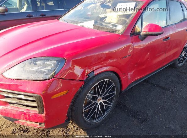 WP1AE2AY9TDA10639 2026 PORSCHE CAYENNE Red Widok z przodu