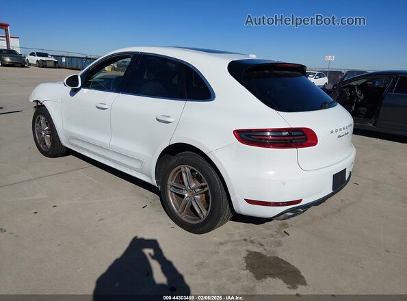 WP1AF2A51GLB91511 2016 PORSCHE MACAN Белый Задняя левая четверть