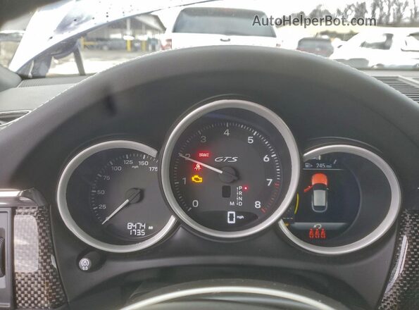 WP1AF2A55SLB50209 2025 PORSCHE MACAN Синий Вид щитка приборов