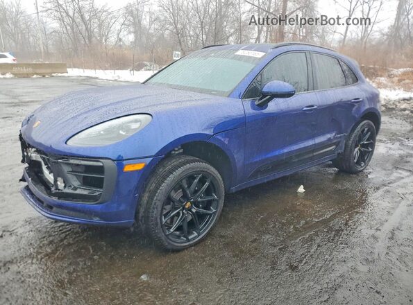 WP1AF2A55SLB50209 2025 PORSCHE MACAN Синий Передняя левая четверть
