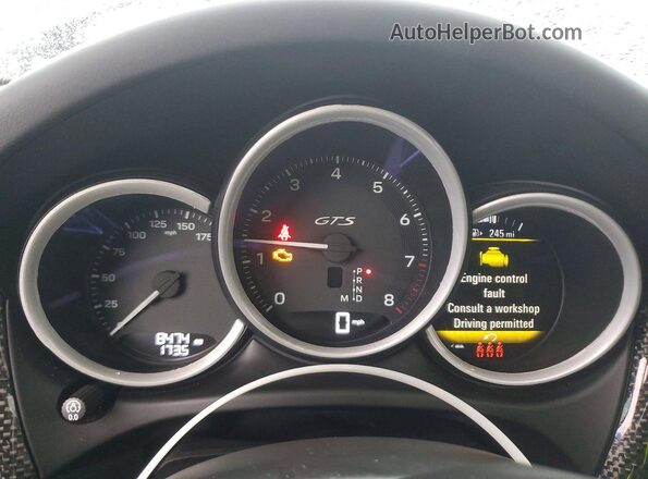 WP1AF2A55SLB50209 2025 PORSCHE MACAN Синий Вид щитка приборов