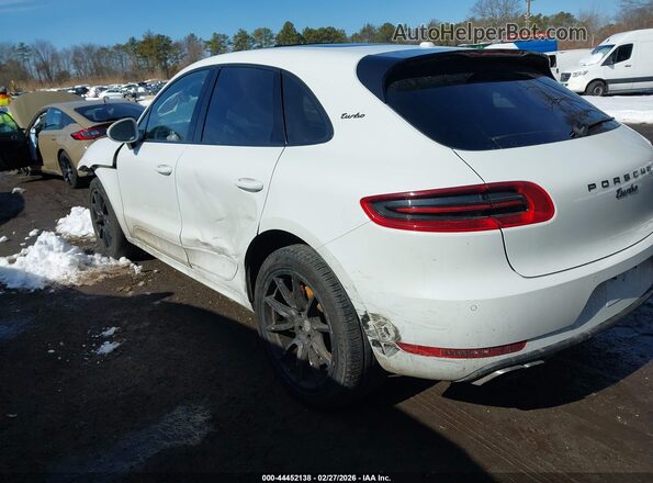 WP1AF2A56JLB70659 2018 PORSCHE MACAN Белый Задняя левая четверть